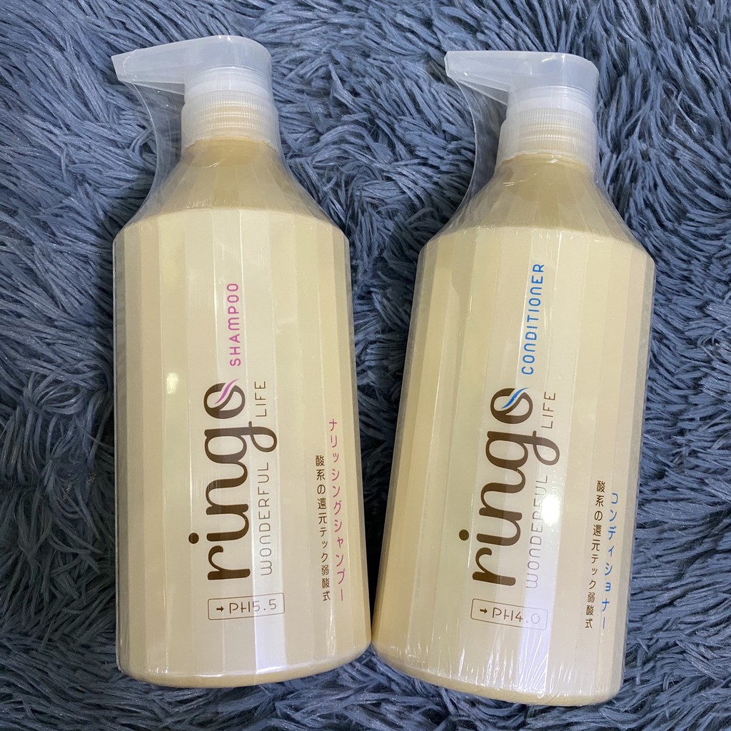 Dầu gội và hoàn hình Ringo phục hồi tóc 750mlx2