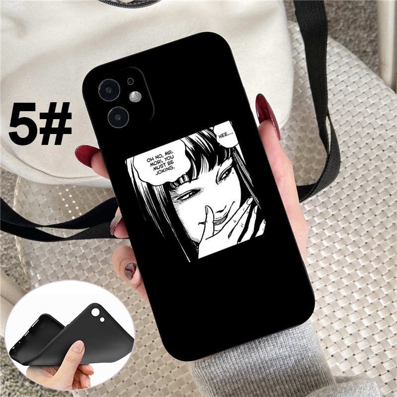 Ốp điện thoại silicon mềm in anime Junji Ito Tomie GR65 cho iPhone XR X Xs Max 7 8 6s 6 Plus 7+ 8+ 5 5s SE 2020