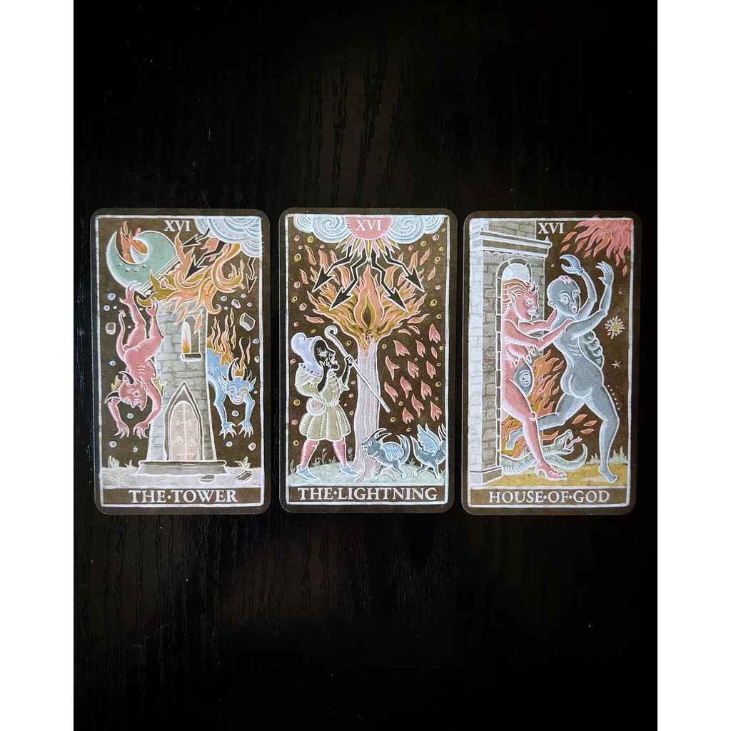 Bài Trionfi della Luna Tarot Paradoxical Illustrated Pips Edition