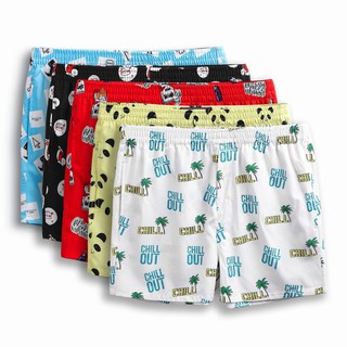 Quần Đùi Nam Họa Tiết INF 5 Màu, Chất Vải Thun Cotton Co Giãn Dày Dặn, QD002311, SOMEHOW