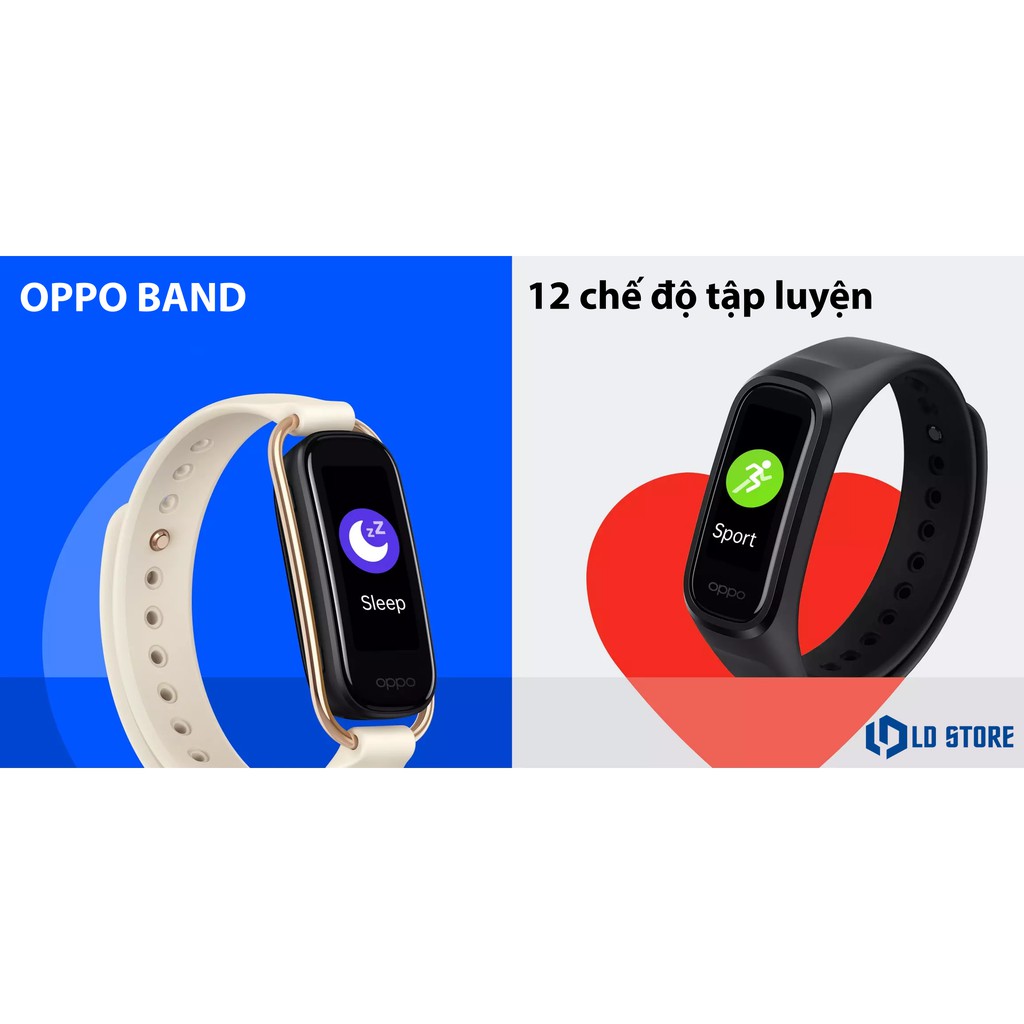 [Mã ELTECHZONE giảm 6% đơn 500K] Vòng đeo tay Smart Oppo Band