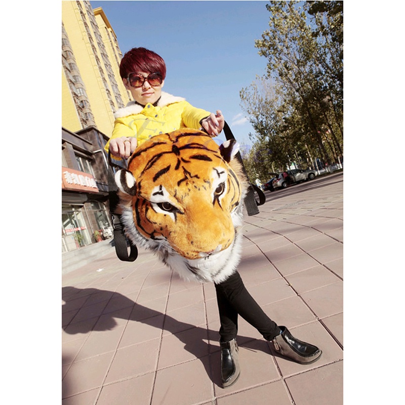 Balo hình đầu hổ sáng tạo hàng mới thời trang cho unisex