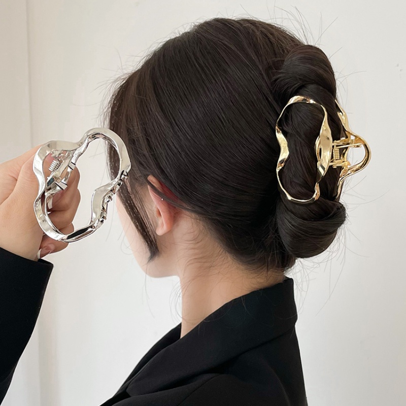 Kẹp Tóc Kim Loại Đơn Giản Thời Trang
