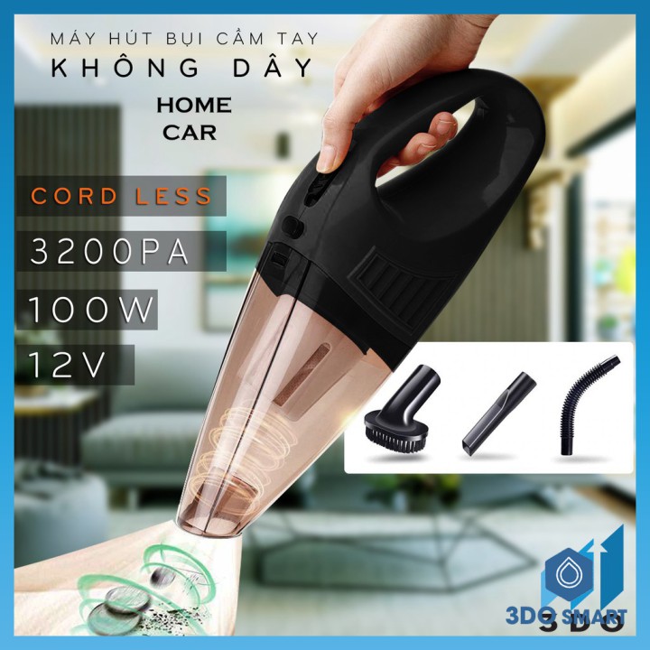Máy hút bụi cầm tay không dây, Máy hút bụi mini hút bụi ô tô, ghế sofa, sàn nhà, Nhỏ gọn, hút mạnh, Bảo hành 6 tháng