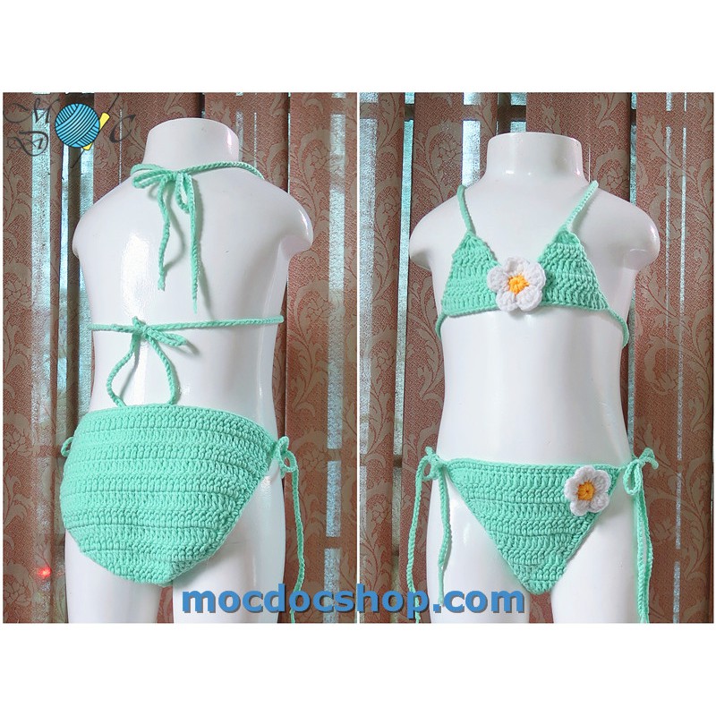 Bikini len cho bé gái 4-18 kg