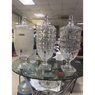 Bình thủy tinh cao cấp có vòi 5lit