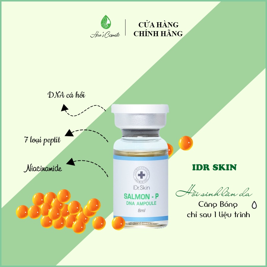 Tế bào gốc DNA cá hồi Idr skin_salmon PDNA Ampoule giúp căng bóng,trẻ hóa da