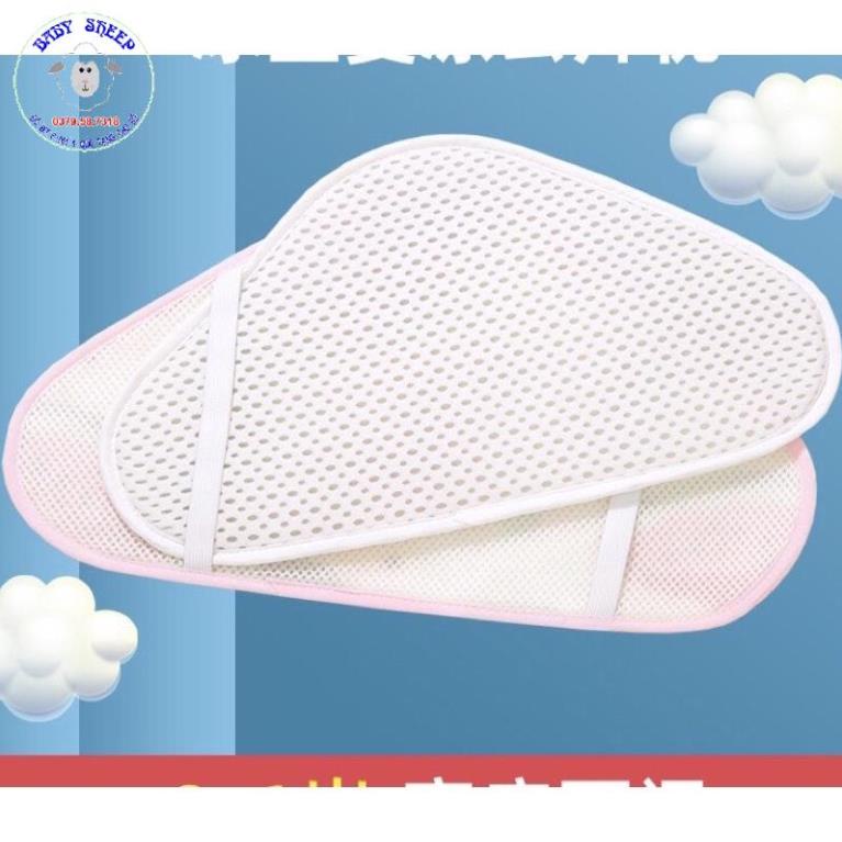 GỐI SỢI TRE CAO CẤP CHO BÉ KÈM TẤM LÓT 3D THOÁNG KHÍ