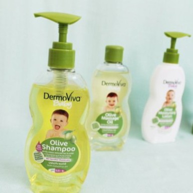 Dầu gội DermoViva chiết xuất Olive cho bé - Dermoviva Baby Olive Shampoo 200ml