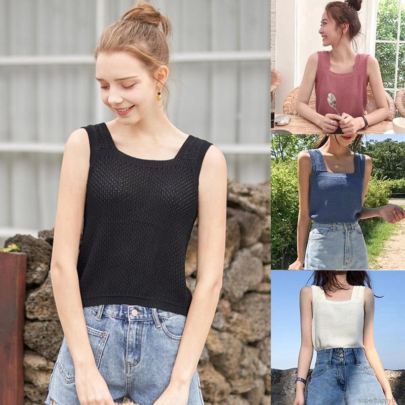 Áo len hai dây gợi cảm cho nữ