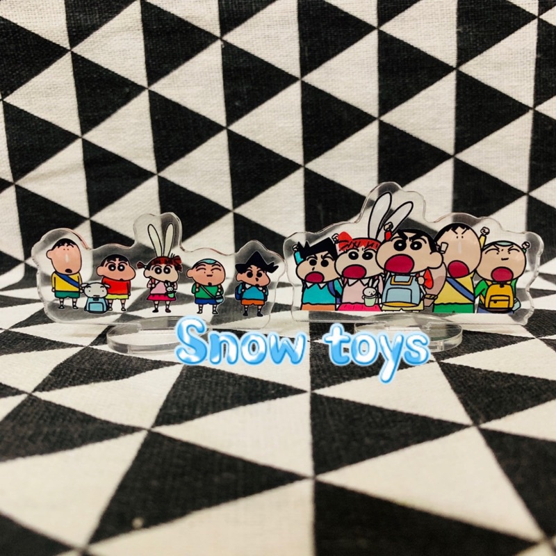 Mô Hình Tượng Standee Acrylic Mica Shin cậu bé bút chì - Nohara Shinnosuke Kazama Toru Sakurada Nene Sato Masao Bo