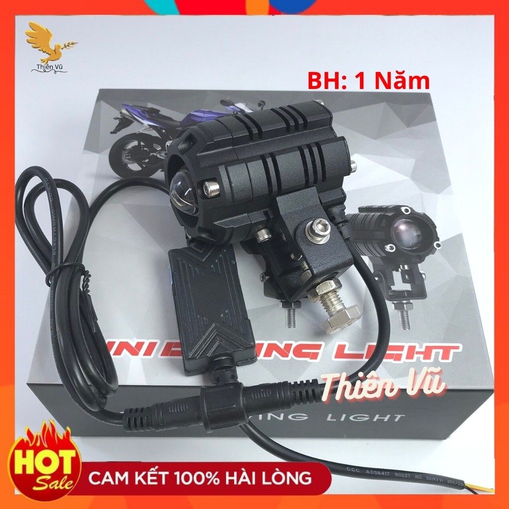 ĐÈN TRỢ SÁNG MINI Bi CẦU 2 MÀU MẪU MỚI COST VÀNG PHA TRẮNG ÁNH SÁNG GOM_Trợ Sáng Thiên Vũ