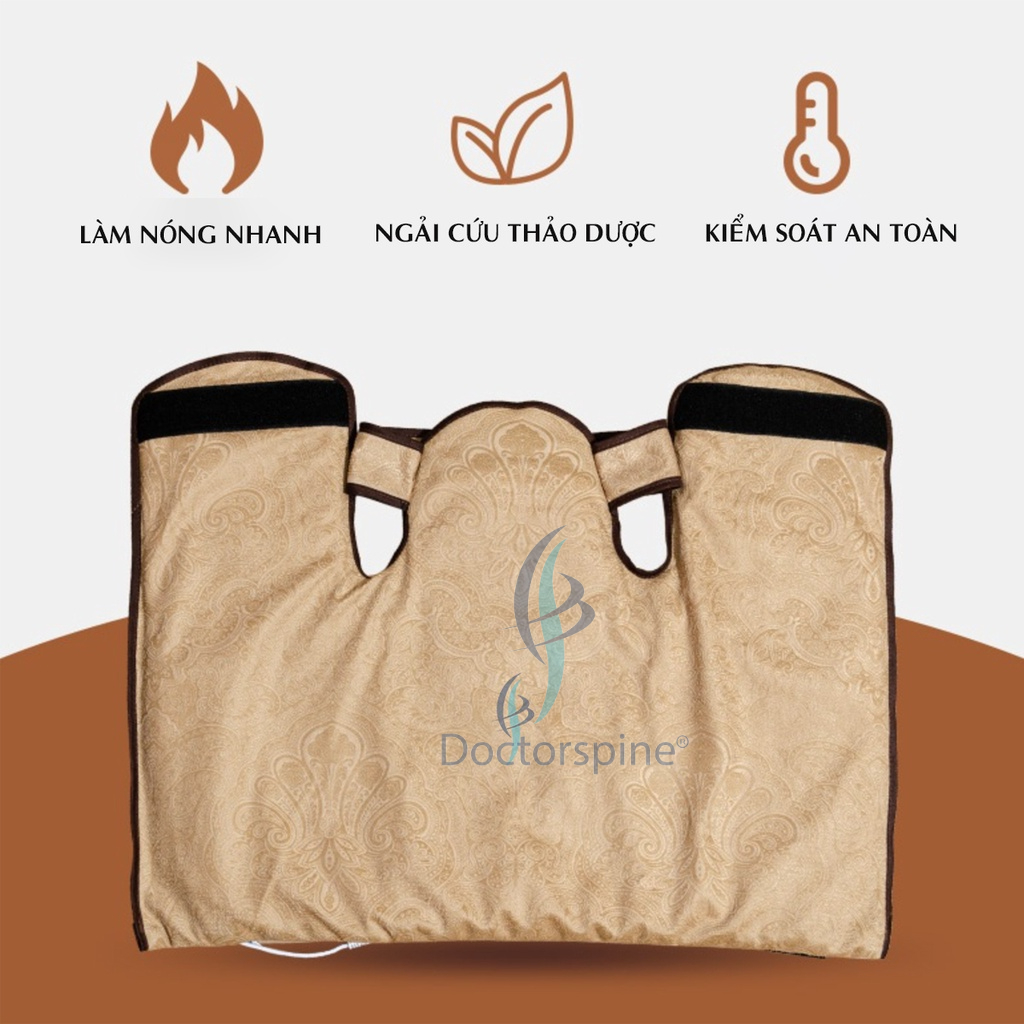 Đai Chườm Cổ Vai Gáy Ngải Cứu - Cải thiện đau mỏi,thoái hóa đốt sống cổ - Sản phẩm tốt cho sức khỏe