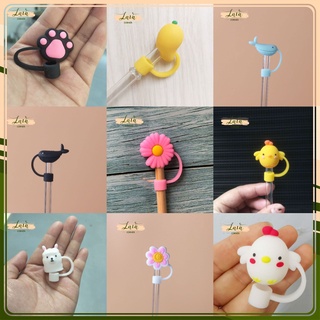 Nắp Đậy Ống Hút Silicon Hoạt Hình Đáng Yêu - Dễ Thương