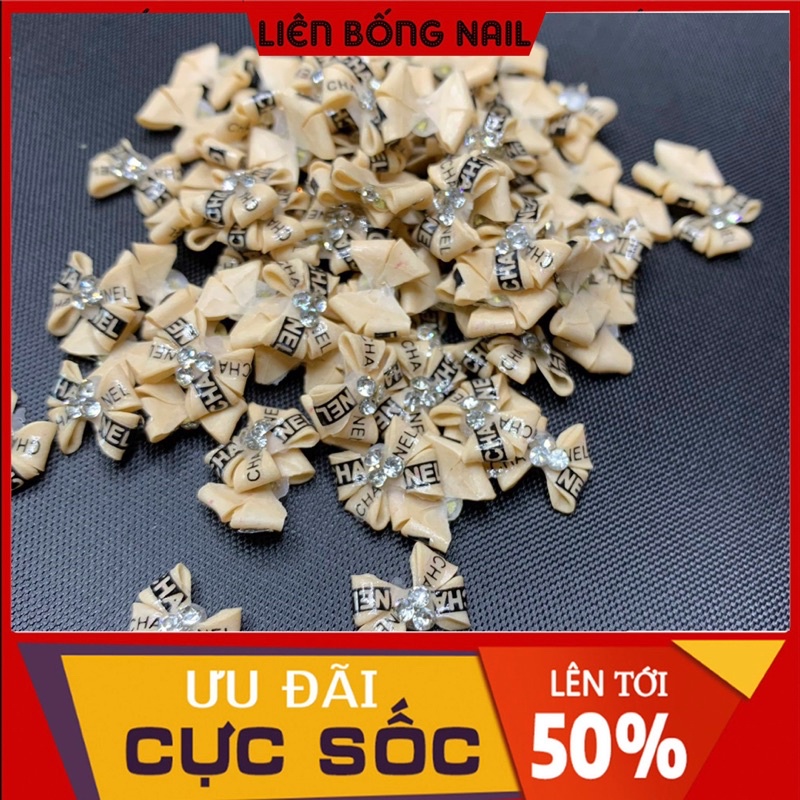 Nơ thương hiệu - Nơ bột nail