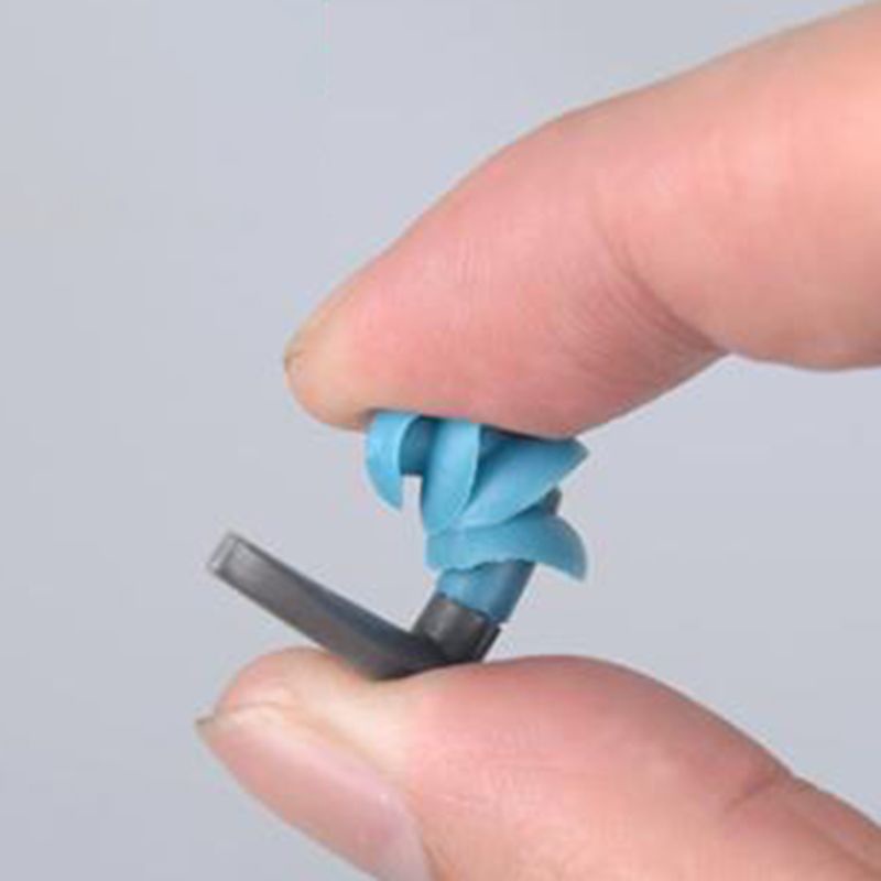 Nút Bịt Tai Bằng Silicon Mềm Chống Nước Chống Ồn Dùng Khi Bơi Lội
