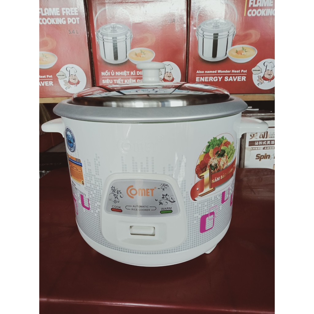 Nồi Cơm Điện Nắp Rời 1.8l Chính Hãng Comet Bảo Hành 1 Năm | BigBuy360 - bigbuy360.vn