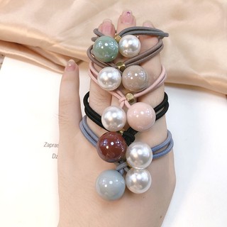 Cột tóc hai quả châu sang trọng K83