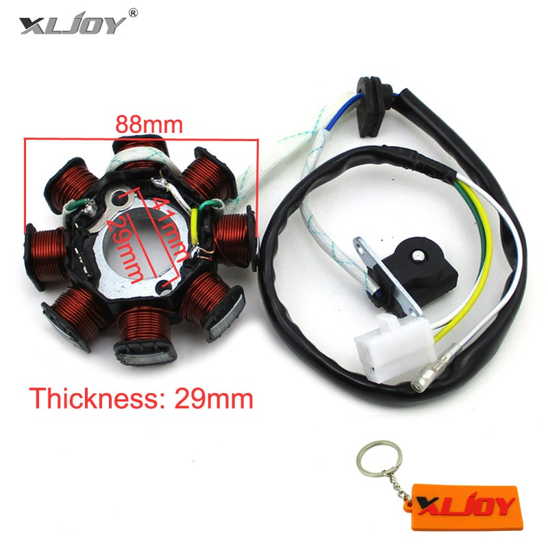 Rô Bốt Hút Nam Châm 4 Dây 8 Trục Cho Động Cơ GY6 50cc
