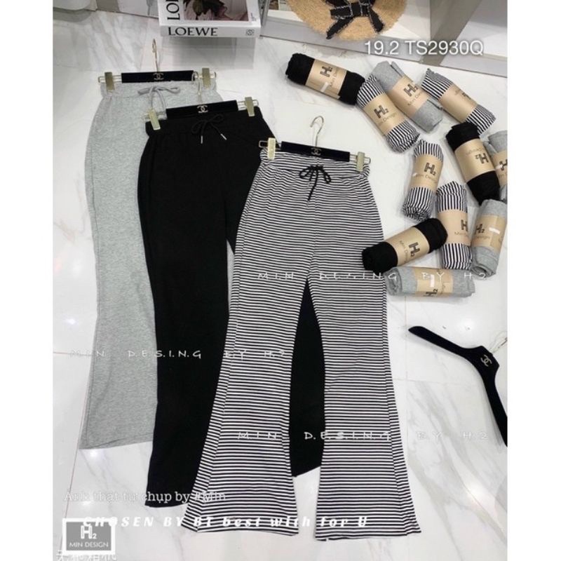 QUẦN ỐNG LOE LƯNG THUN ÔM BODY SIÊU HACKK DÁNG Q6