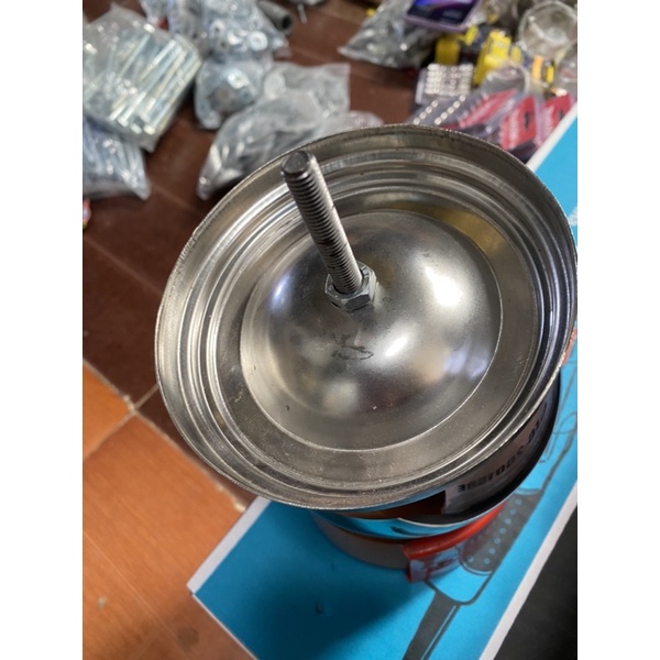 Bộ quả cầu inox + nắp chụp gắn trụ cầu thang