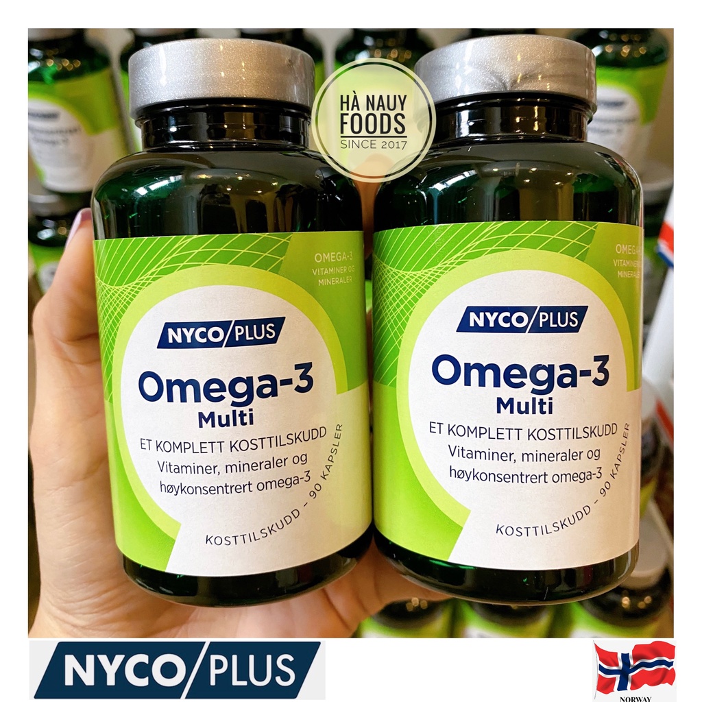 Dầu Cá Tổng Hợp NYCOPLUS MULTI DHA EPA OMEGA-3 90 VIÊN
