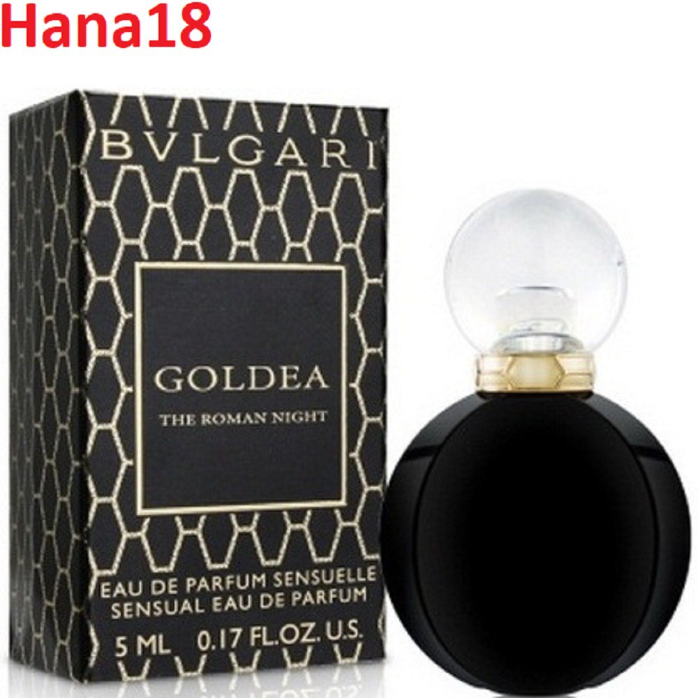 HOT Nước Hoa Nữ 5ml Bvlgari Goldea The Roman Night (EDP).  Hana18 cung cấp hàng 100% chính hãng 2020 new