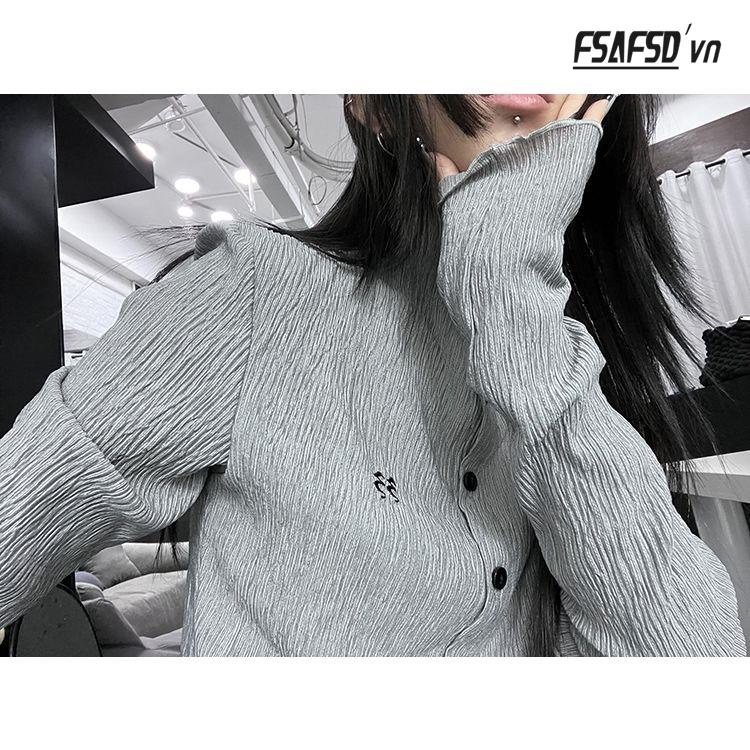 Áo Sơ Mi Thời Trang Mùa Thu Phong Cách Pháp Cho Nữ