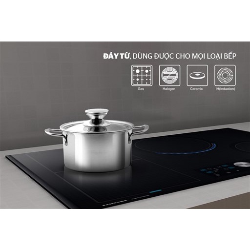 Bộ 3 nồi inox 1 đáy Sunhouse SH114 - Siêu giảm giá