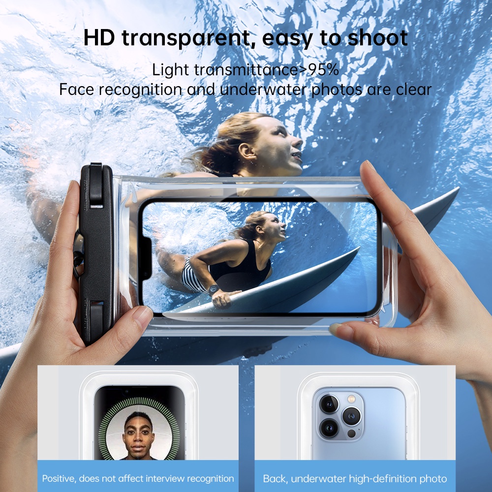 Túi đựng điện thoại đi bơi ESR chống thấm nước cầm tay thích hợp cho Android và iPhone