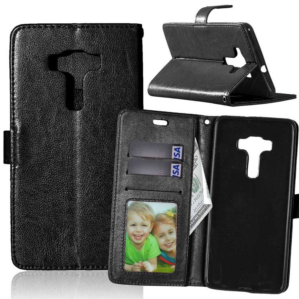 Flip Case for Asus Z016D Zenfone 3 Deluxe ZS570KL ZS570 570 570KL Leather Cover