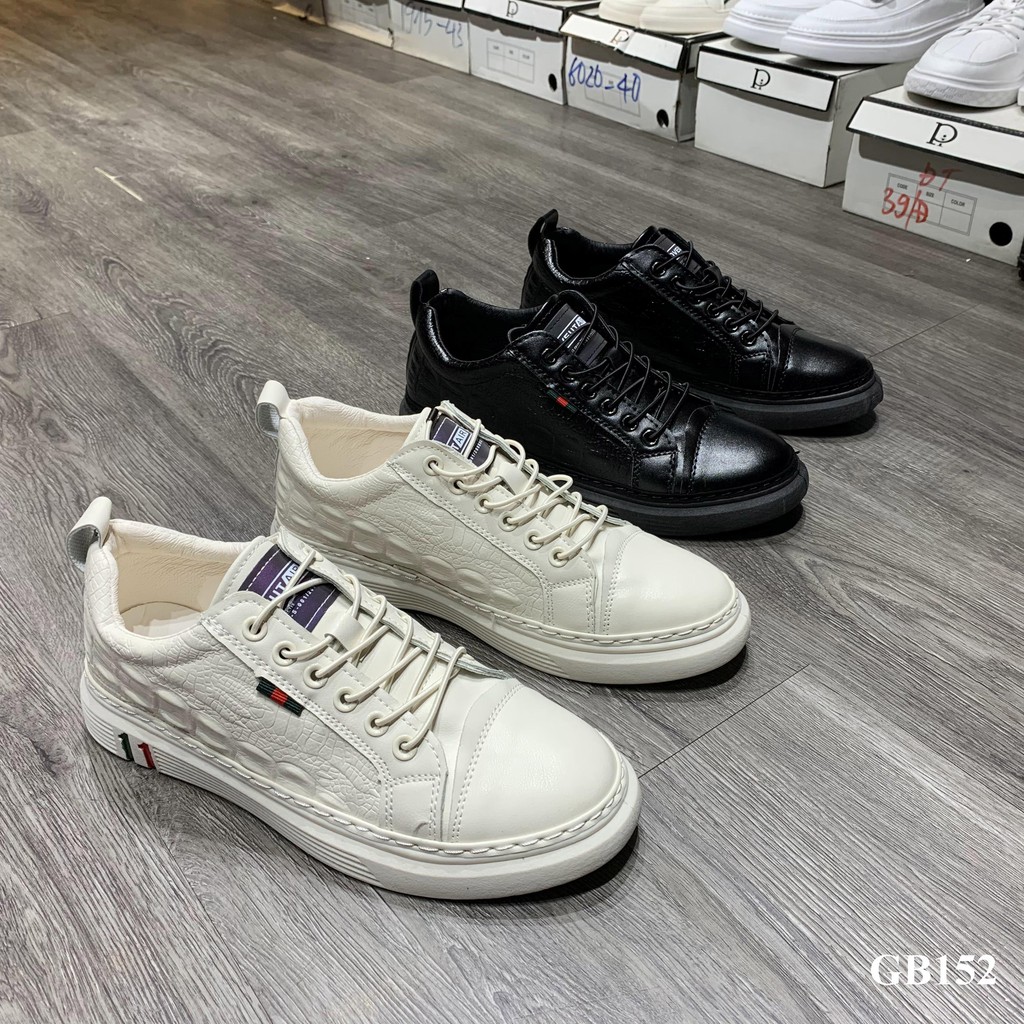 Giày nam da cá sấu kiểu dáng sneaker năng động thể thao  GB152 giaynamdep