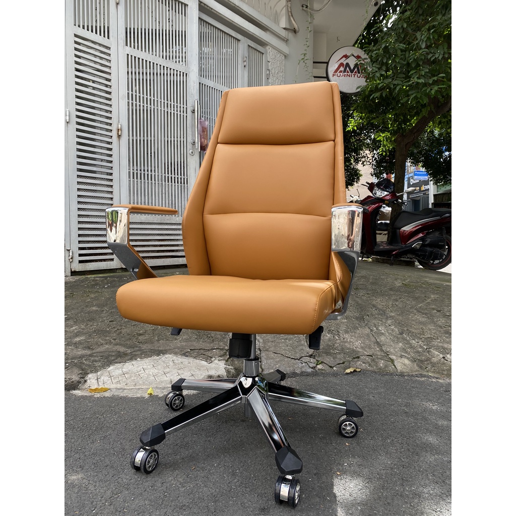 Ghế giám đốc ngả lưng thư giãn bọc Da AMA-GD35-U