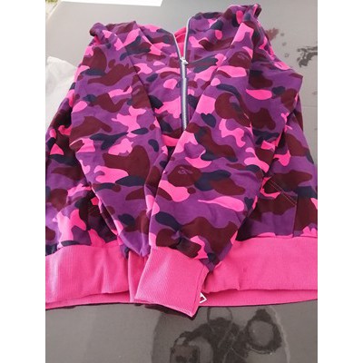 Áo khoác nỉ hoodie unisex bape cá mập