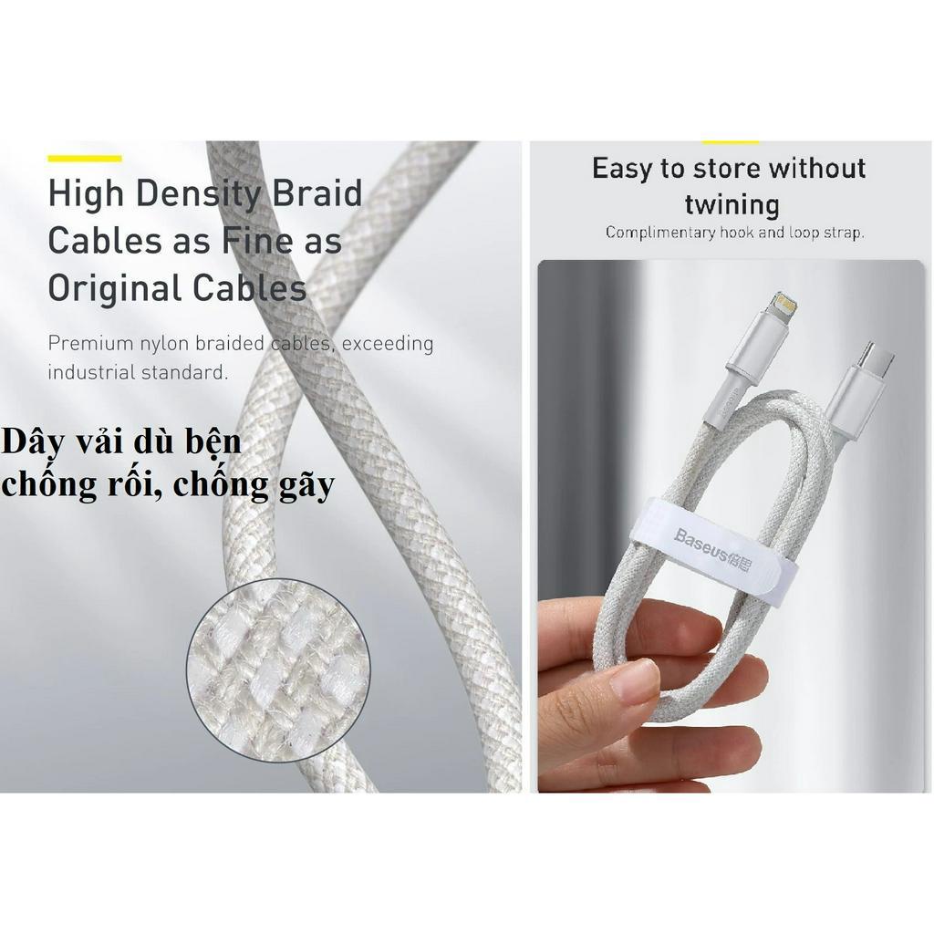Cáp sạc và truyền dữ liệu PD20W Baseus High Density Series