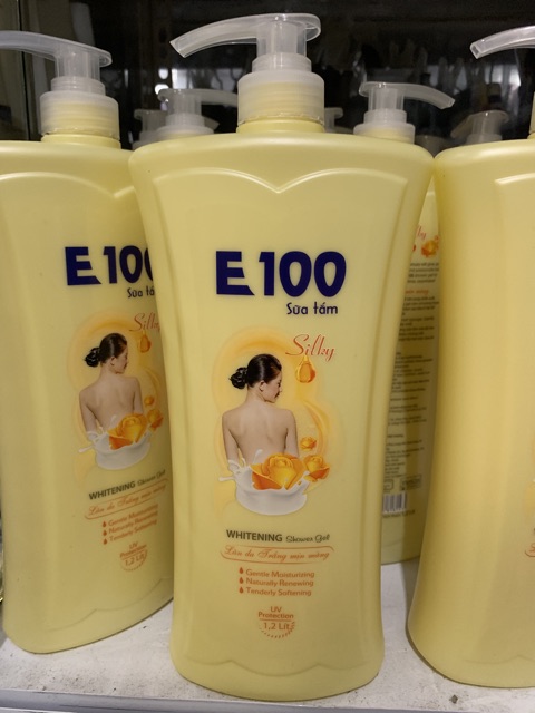 SỮA TẮM E100 SILKY 1,2ML và 800ML