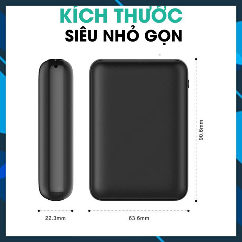 Sạc Dự Phòng 10000mAh AUKEY PB-N66 2 Cổng Sạc 2.4A Công Suất 12W, Công Nghệ Aipower