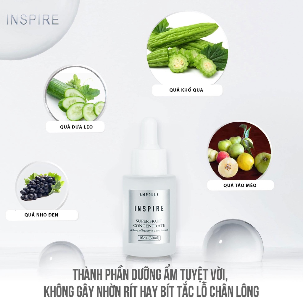 Bộ Serum Dưỡng Da se khít lỗ chân lông giảm nám tàn nhang mờ thâm do mụn INSPIRE