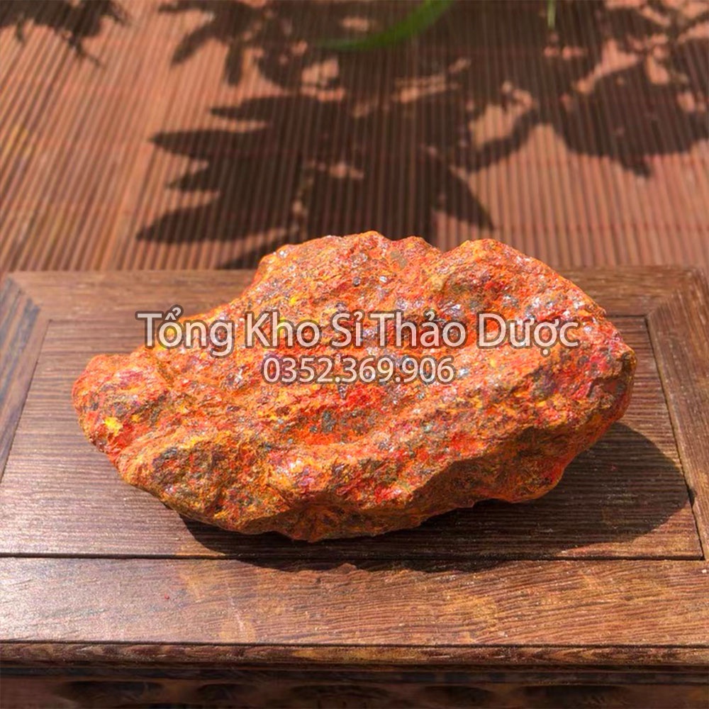 Đá hùng hoàng 500g (Hồng hoàng, hùng tín)