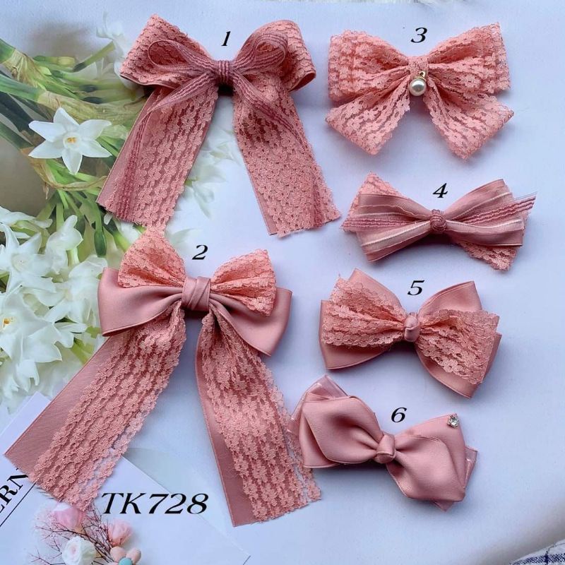 kẹp tóc nơ xinh xắn dành cho các nàng
