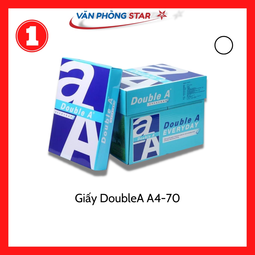 1 Ram giấy DoubleA A4-70 ĐL 70