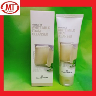Sữa Rửa Mặt Sữa Tươi Real Kill 9.9 Ra&Gowoori White Milk Foam Cleanser (120 ml)