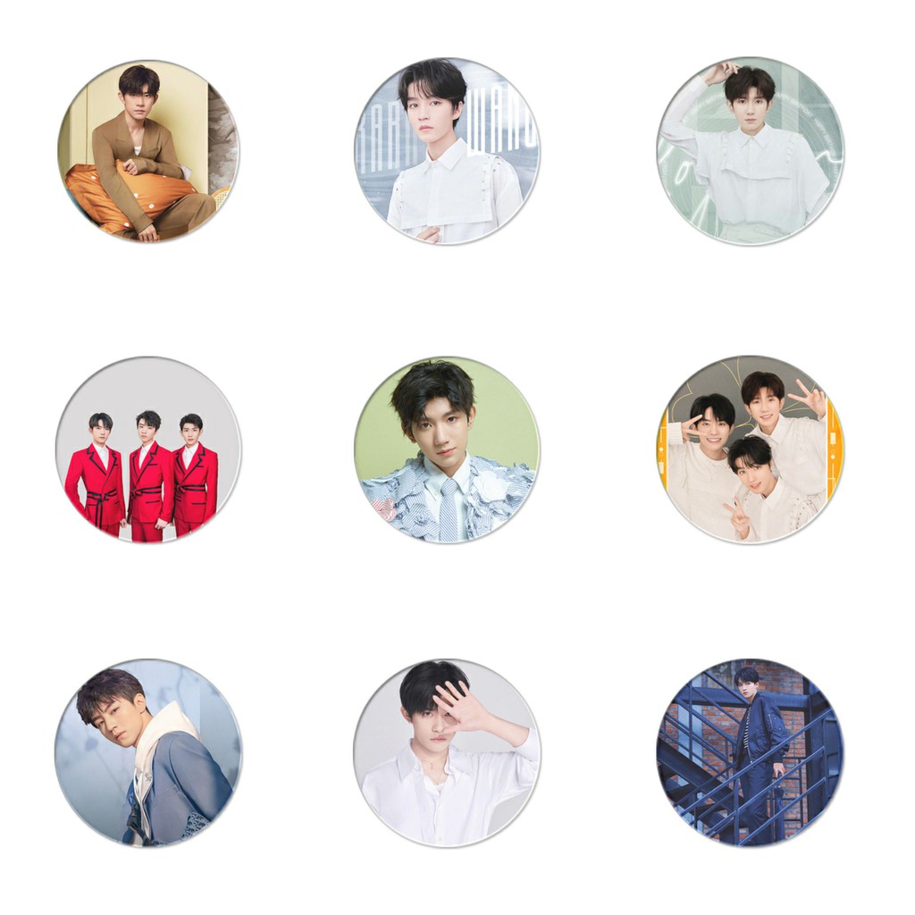 Huy hiệu IN HÌNH TFBOYS idol thần tượng cpop dễ thương tiện lợi
