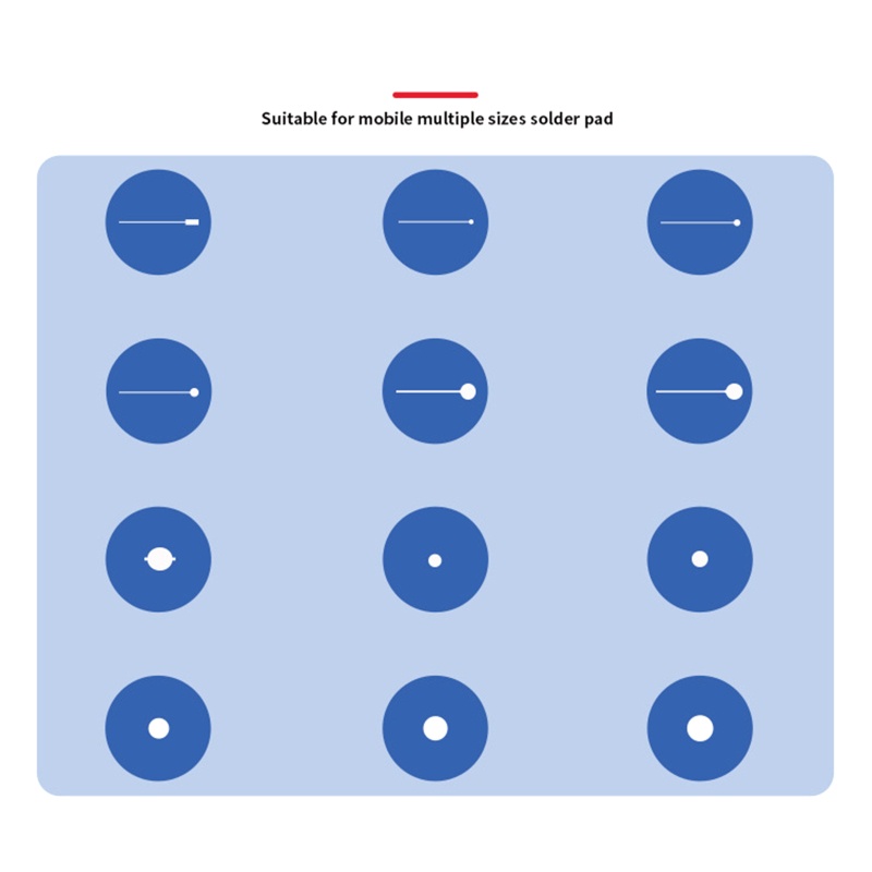 Tấm Đệm Hàn Điện Thoại ICPad Để Cảm Ứng Dấu Vân Tay BGA PCB