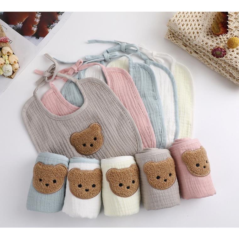 Yếm quàng cổ cho bé ORGANIC 100% SỢI BÔNG COTTON HỮU CƠ TỰ NHIÊN