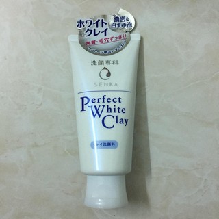 Sữa rửa mặt Senka Perfect White Clay 120g - hàng nội địa Nhật