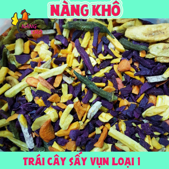 Trái Cây Sấy ( 500gr Thập Cẩm Sấy hàng vụn loại ngon đủ 10 vị ) | BigBuy360 - bigbuy360.vn