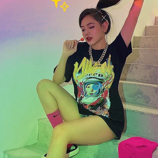 Áo thun nam chất cotton xịn mặc cực mát, áo phông MIKENCO CHÍNH HÃNG CAO CẤP tay lỡ in hình Astro Venus 5D siêu nét MK4