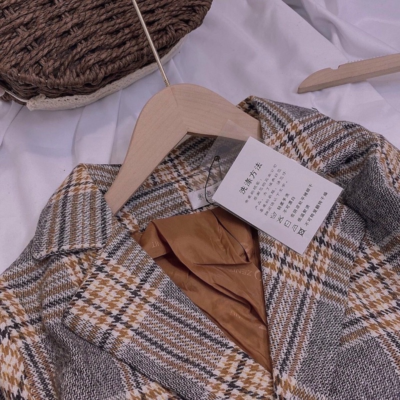 Vest dạ form dài phong cách Hàn siêu đáng yêu dễ phối nha Chị em oi SA