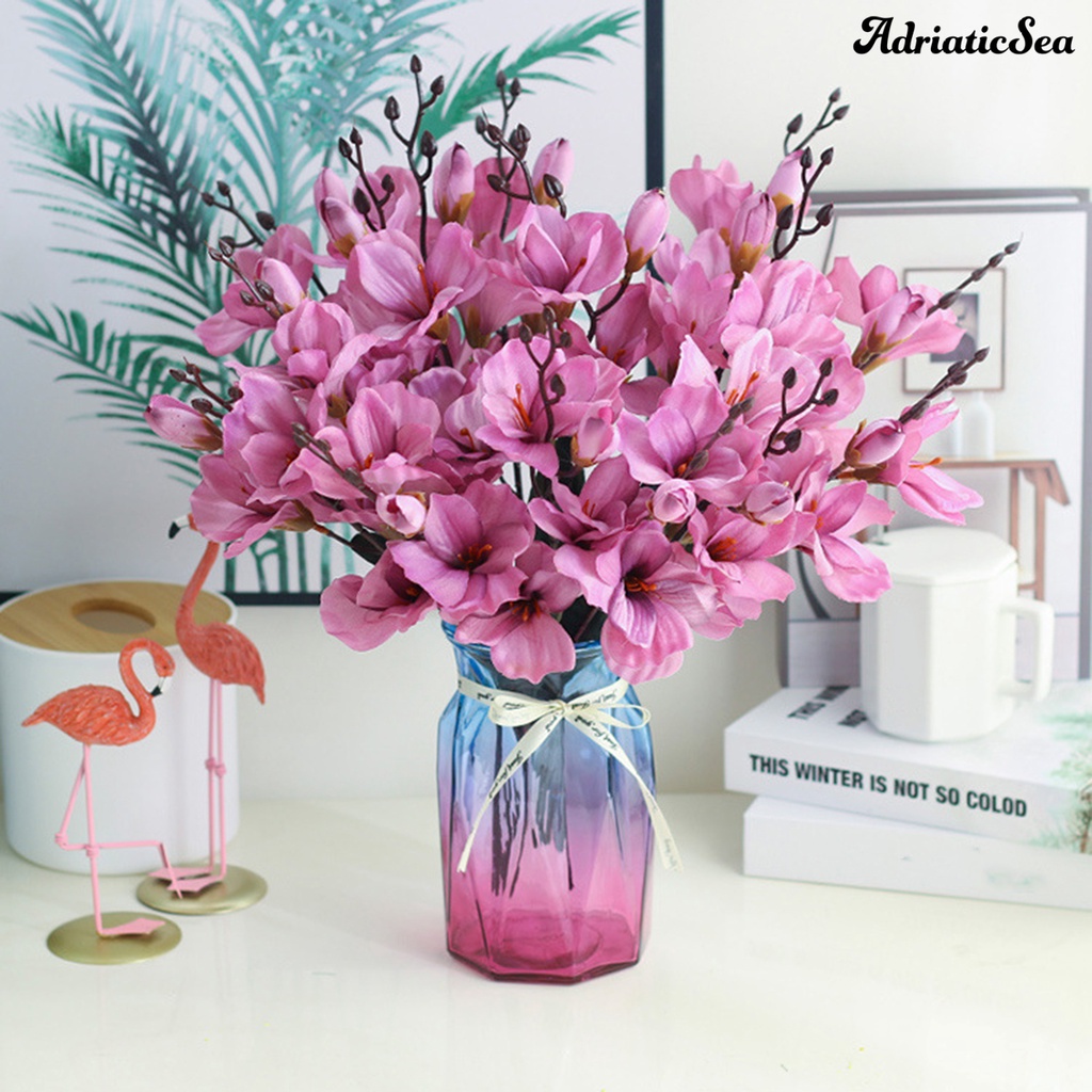 1 Bó Hoa Giả Để Bàn Trang Trí Phòng Khách Sân Vườn